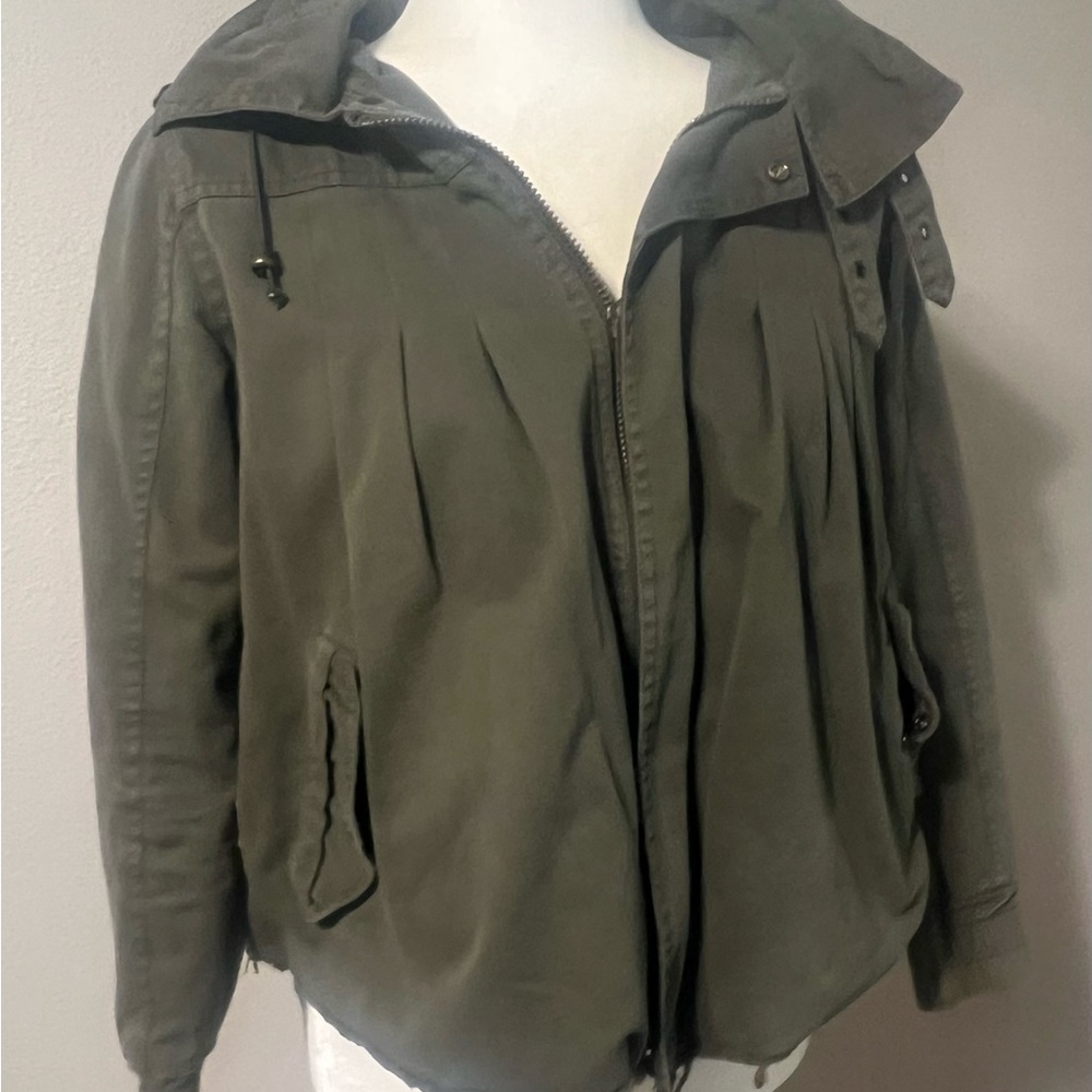 NSF Women's Army Green Utility Jacket - Picture 13 of 14